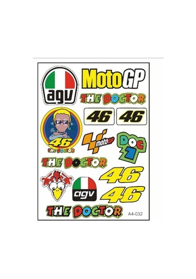 A4 Sticker 032 Tek Paket Çoklu Sticker Standart