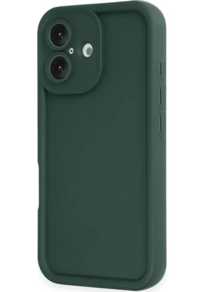 Newface Apple İphone 16 Kılıf Viera Silikon - Koyu Yeşil