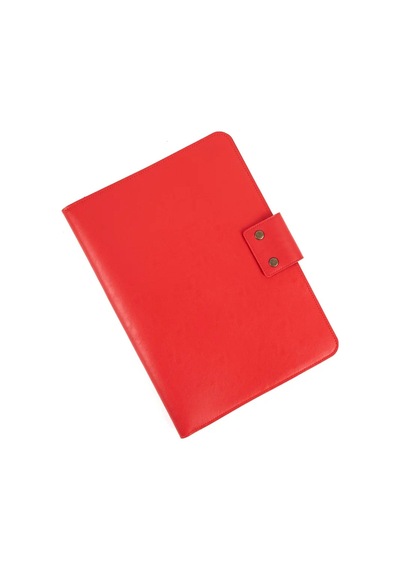 Apple Uyumlu MacBook Air Pro 13-14 Inç Organizer Evrak & Laptop & Tablet Çantası Kırmızı