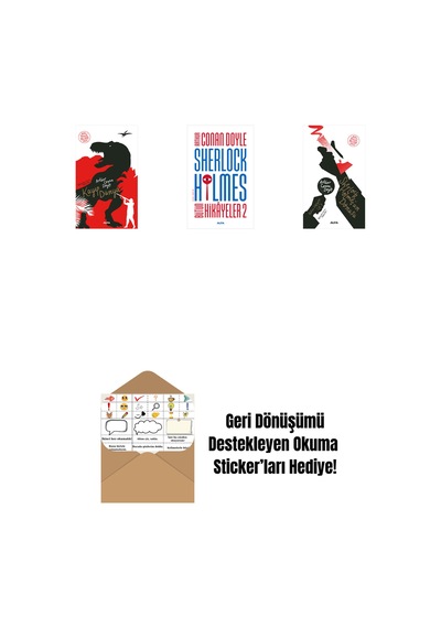Kayıp Dünya + Sherlock Holmes - Bütün Hikayeler 2 + Sherlock Holmes'un Dönüşü + Okuma Sticker'ları