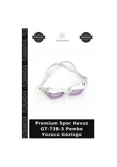 Premium Spor Havuz Gt-73b-3 Pembe Yüzücü Gözlüğü