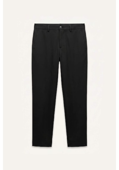 Defacto Jogger Düz Paça Her Yöne Esneyen Kumaş Pantolon T6317az26aubk27 Siyah-bk27