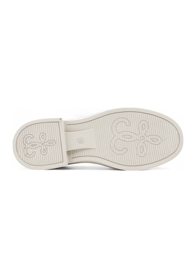 White Angel Toka Detaylı Kadın Loafer Ayakkabı Krem