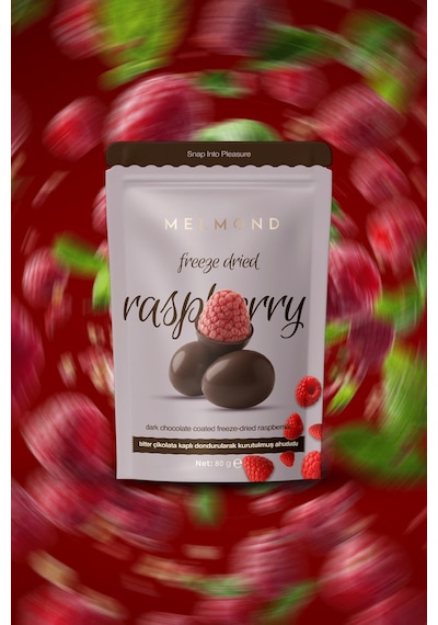 Bitter Çikolatalı Freeze Dried Ahududu Draje