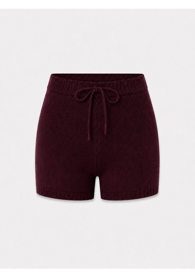 Xint Bordo Lüks Pamuk Dokulu Regular Fit Şort 850916
