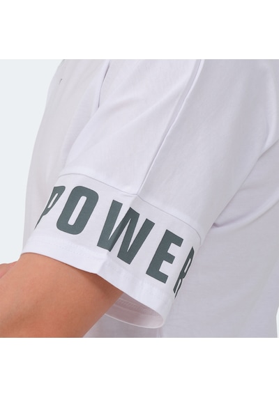 Slazenger VISION Erkek Oversıze Beyaz Tişört