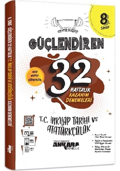 8. Sınıf Okyanus 5'li Deneme + Ankara Güçlendiren 32 Haftalık Kazanım Denemeleri Set 2024 Lgs