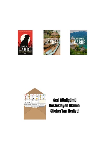 Güvercin Tüneli + Gizemli Melodi + Bizim Oyun + Okuma Sticker'ları