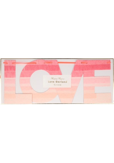 Meri Meri - Ombre Love Garland - Aşk Asılan Süs 0 - 99