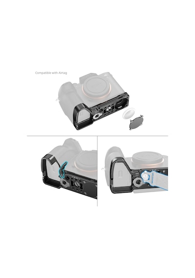 Smallrig 6033 Sony Alpha 7 V / 7r V / 7 Iv İçin Airtag Yuvalı Taban Plakası
