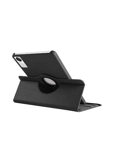 Lenovo Tab M11 / K11 11 Inç Kılıf Koruyucu 360 Dönebilen Standlı Pu Deri Tablet Ön Arka Kapak Siyah