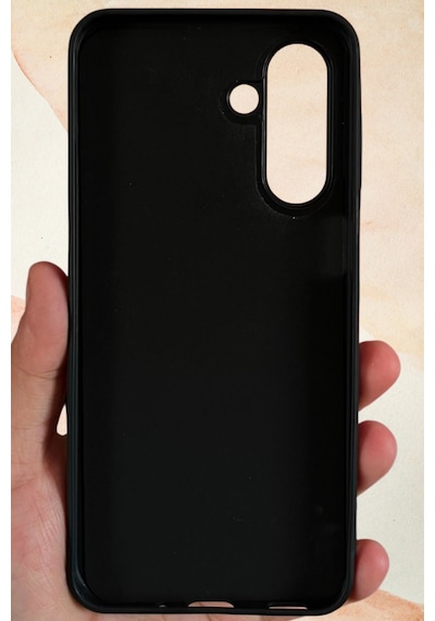 Samsung Galaxy A17 Yıldız Tozu Premium Siyah Silikon Kılıf