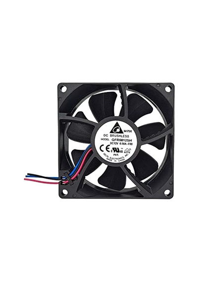 Delta Qfr0812sh-f00 ,80x25mm 12vdc 55-cfm 3-kablo Fan