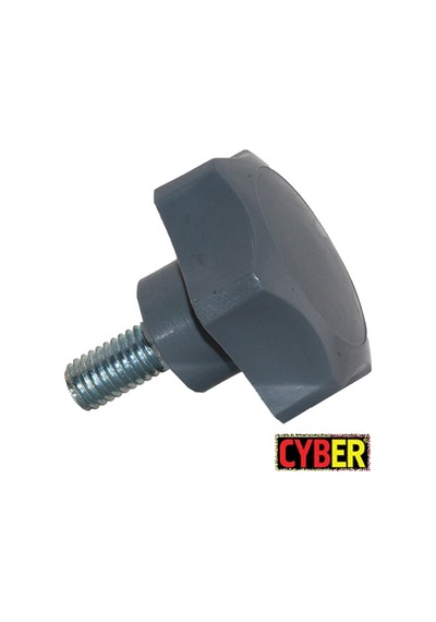 M8X20 Civatalı Model No:2 Plastik Sıkma Kolu Gri
