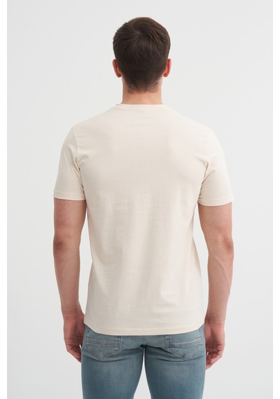 Cazador Basic Süprem Erkek T-shirt 46230 Bej Bej