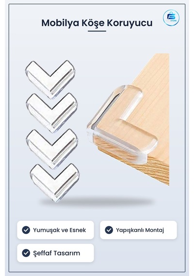 Çocuk Güvenliği İçin Yumuşak Esnek Yapışkanlı Mobilya Köşe Koruyu Diğer