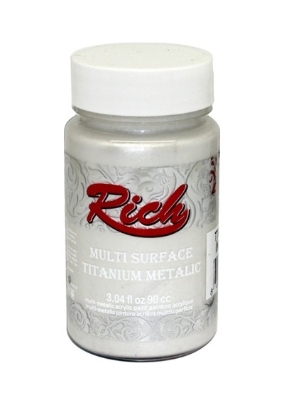 Rich Multi Surface Titanium Metalik Boya 90 Cc. 2500 İnci