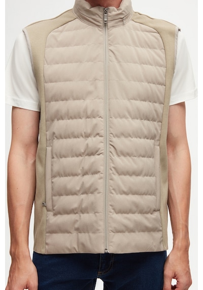Twn Slim Fit Taş Düz Yelek Mont 1ecy73050166m Taş