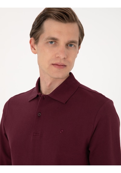 Pierre Cardin Erkek Bordo Sweatshirt 50314048-vr014 Bordo
