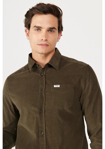Wrangler Regular Fit Yeşil Erkek Gömlek W5a14axıx 001
