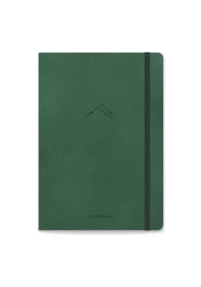 A5 Bullet Journal Noktalı Defter 140 Gr. 80 Yaprak Forest 124-Pembe
