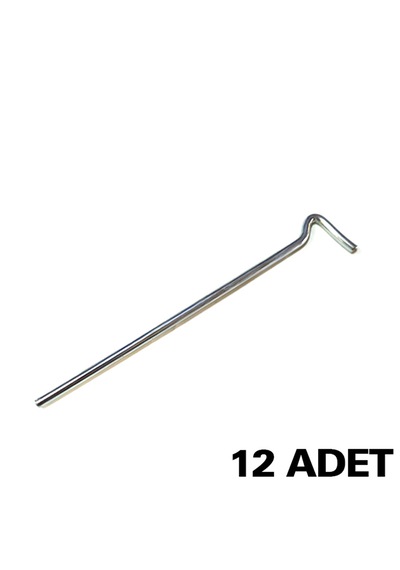 Çadır Kazığı Standart 12 Adettir Gri