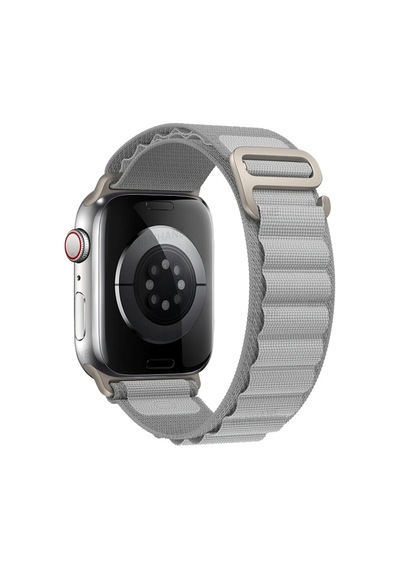 Gld-spt- Newface Apple Uyumlu Watch 38mm Mountain Kordon - Gri