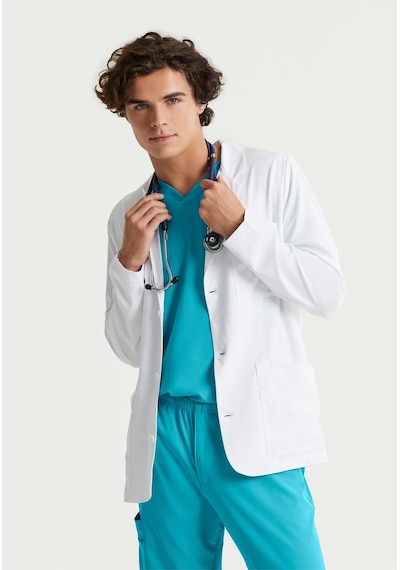 Barco Grey's Anatomy Austin Medikal Giyim Erkek Doktor Önlük Lab Coat 001