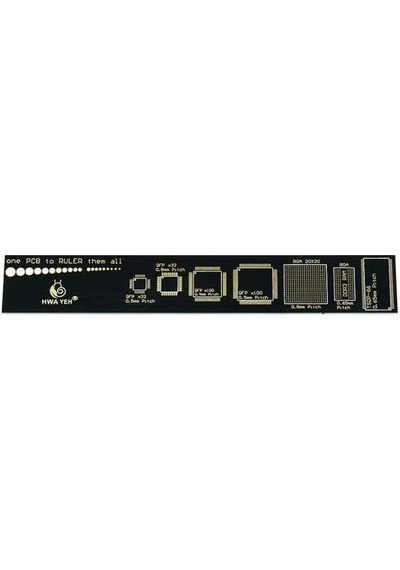 Pcb Referans Cetveli - Mühendislik Cetveli - 15 CM