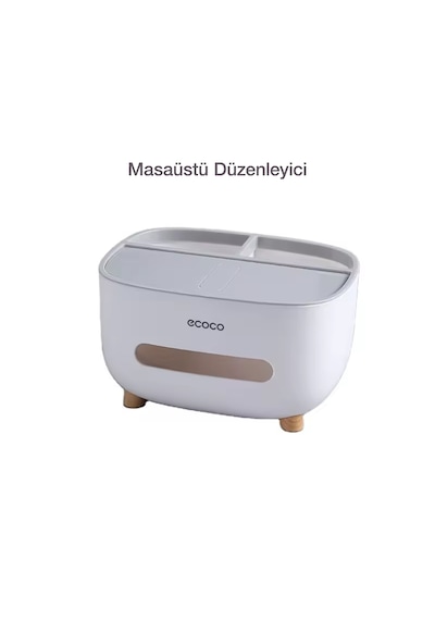 Ecoco Çok Amaçlı Bölmeli Peçetelik Ve Saklama Kutusu