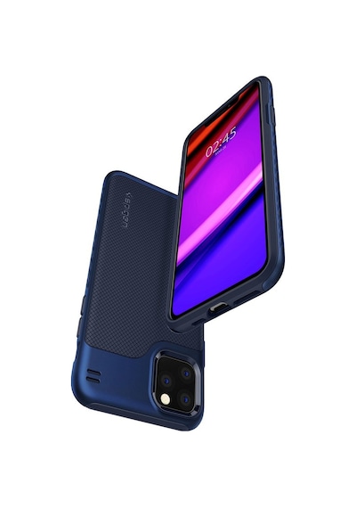 Spigen Apple Uyumlu iPhone 11 Pro İle Kılıf Hybrid Nx Denim Blue