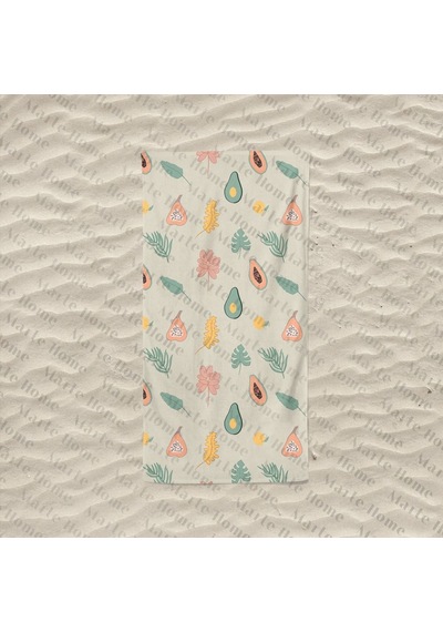 Marte Home Tropicals - Baskılı Plaj Havlusu