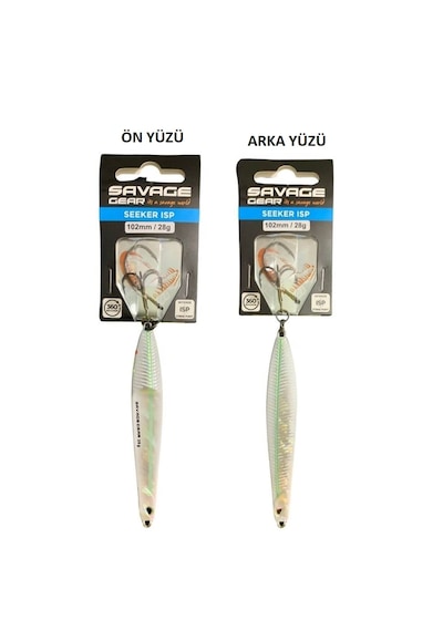Savage Gear Seeker Isp 102mm 28gr Nl Jig Yem White Pearl