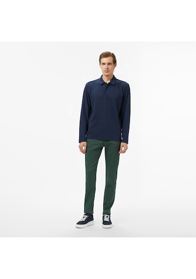 Nautica Erkek Lacivert Classic Fit Uzun Kollu Polo Yaka T-shirtdüzk57018t