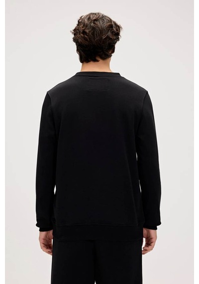 Bad Bear Panther Crewneck Siyah Erkek Sweatshirt 001 Siyah