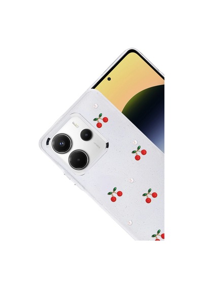 Xiaomi Redmi Note 14 4g Fiyonk Desenli Kapak - Desen 9 0.2M-Çok Renkli