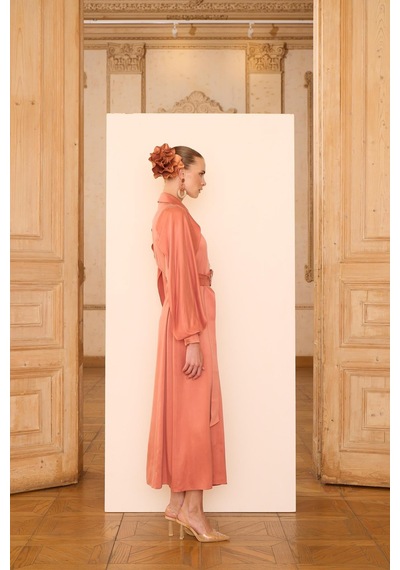 Senna Soleıl Dress Bakır Bakır