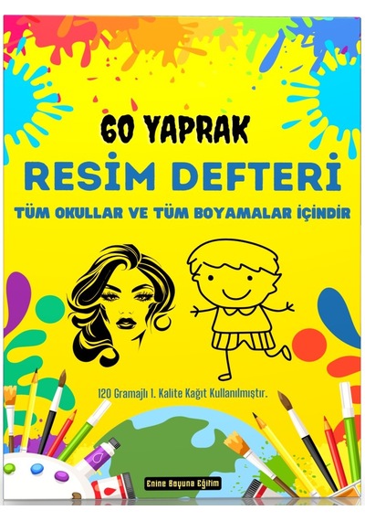 Okul Resim Defteri A-4 120 Gr