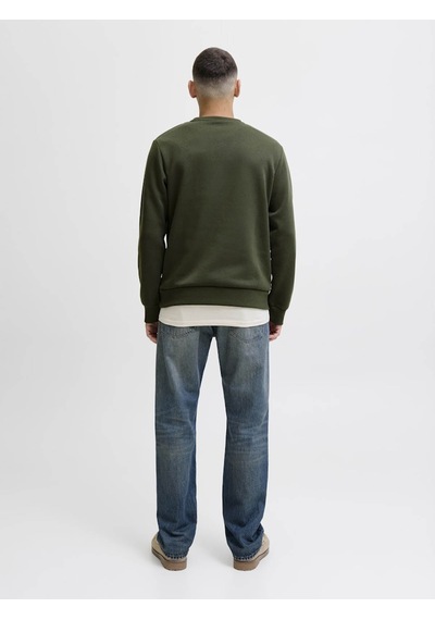 Jack & Jones Jjmakoto Haki Erkek Sweatshirt 12278601 Haki