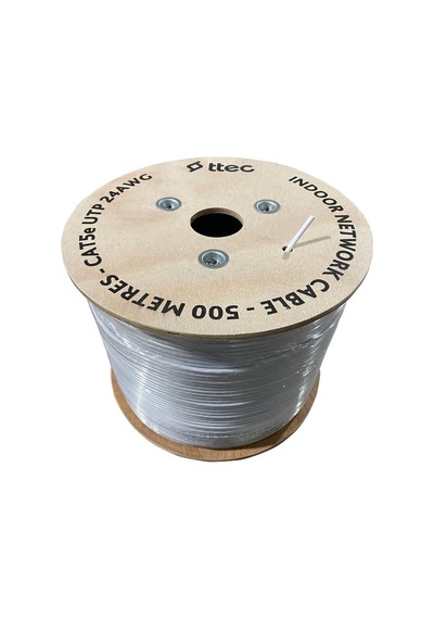 Ttec Kbl-cat5e-24cca/ın500b Iç Mekan Pvc Kablo - 500m Beyaz Tss