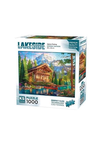 Ks Games Puzzle 1000 Parça Alpine Fishing 20815