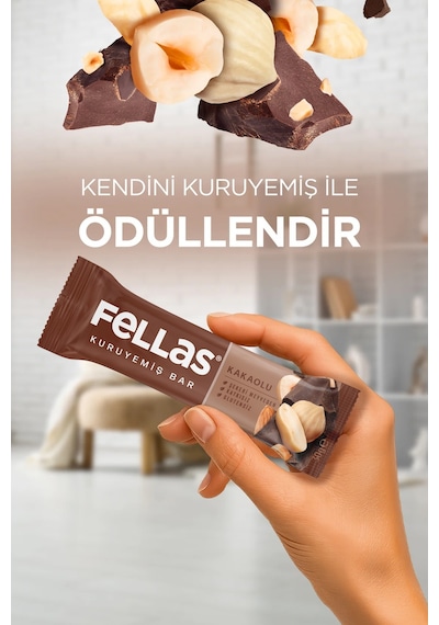 Kakaolu Kuruyemiş Bar (30 g) x 12 Adet