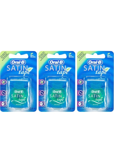 Oral-B Diş İpi Satin Tape 75 M (25 M X3)