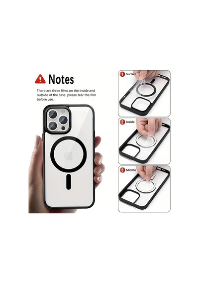 Chenkestoreone Apple Uyumlu iPhone 11 Mor Kasa Korumalı Manyetik Kılıf Kablosuz Şarj Sert Kapak