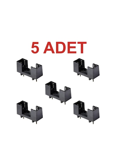 5 Adet Sigorta Yuvası Kart Tip 5x20 5 Adet Sigorta Yuva Rodevino
