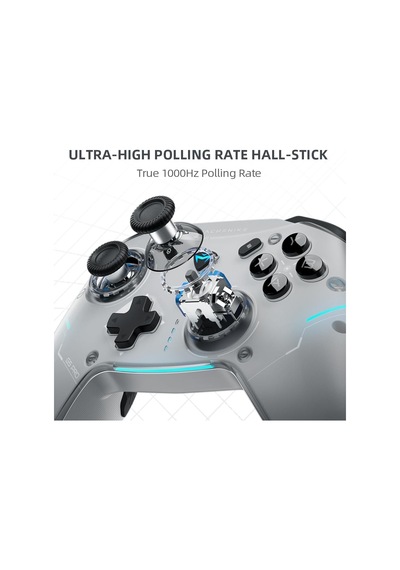G5 Pro Max Se Set Bluetooth Controller, Windows/switch/mac/pc/steam/ios/android/tv/ipad 1000hz, Hall Joysticks & Trigger, Şarj İstasyonu, Çift Geri Tuşlar