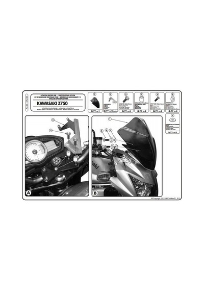 Kappa Ka446 Kawasakı Z 750 2007-2013 Ruzgar Sıperlık