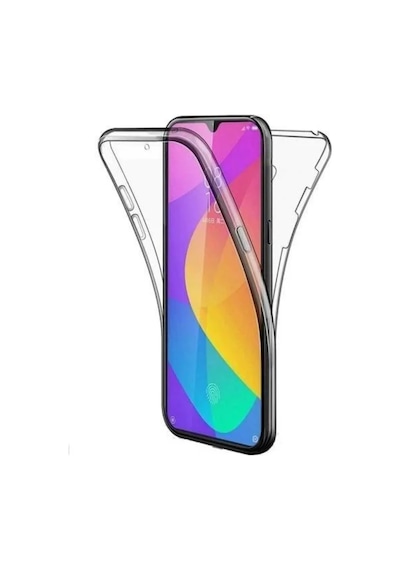 Samsung Galaxy Uyumlu A20s Çift Taraflı Silikon Kılıf Şeffaf