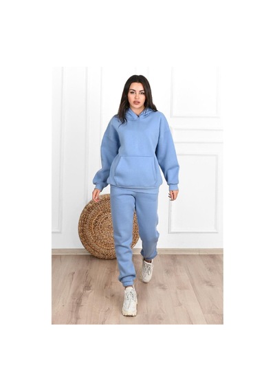 Düz Basic Eşofman Takımı Sweatshirt Jogger - Bebe Mavisi Oversize Şardonlu Kapüşonlu Bebe Mavisi Düz Basic Eşofman Takımı Sweatshirt Jogger - Bebe Mavisi Oversize Şardonlu Kapüşonlu Bebe Mavisi