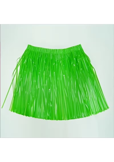 Neon Yeşil Hawaii Parti Eteği 40 Cm Tdrtr 0